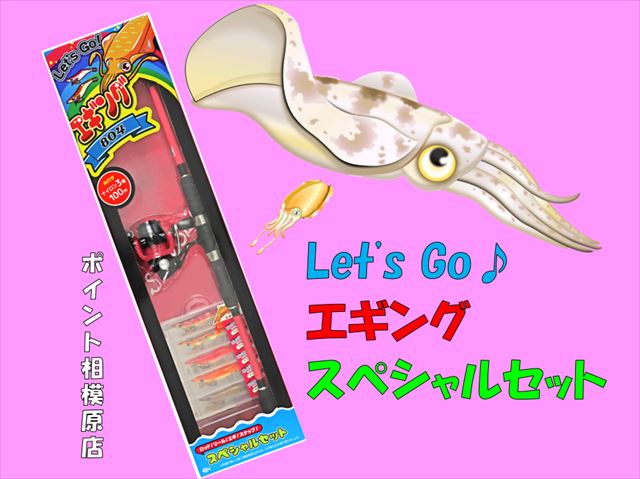 オススメ】やってみよう♪エギングセット | 釣具のポイント