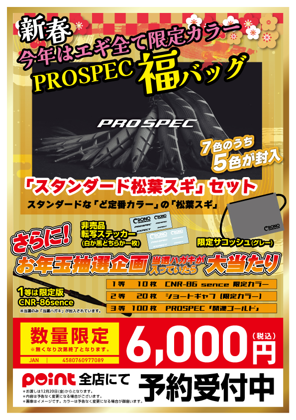 数量限定！早い者勝ち！2025メーカー福袋『エギング編』 | 釣具のポイント