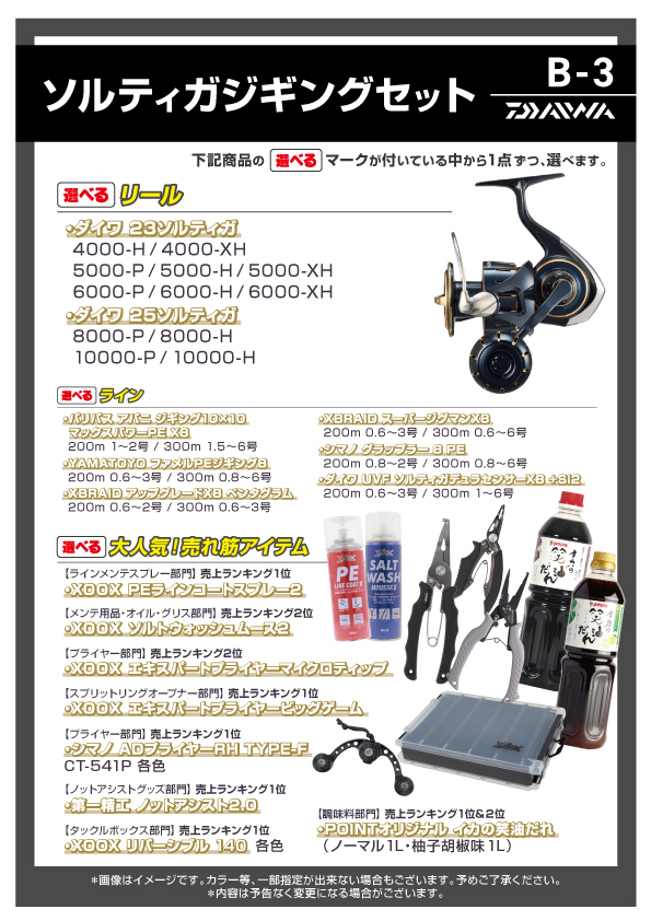 2026選べる福袋】⭐ツインパワーSWジギング・ソルティガジギング編
