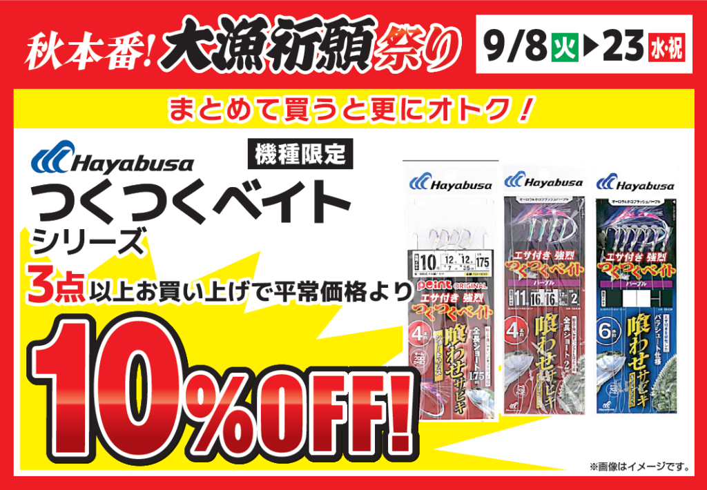 3点以上のまとめ買い10％OFFでお買い得♪ | 釣具のポイント