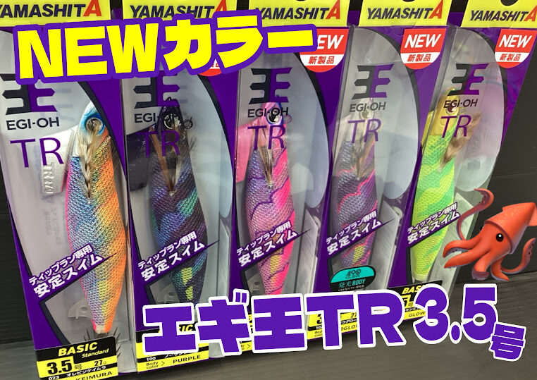 新色】✨『エギ王K TR』に新たなカラーが仲間入り( *´艸
